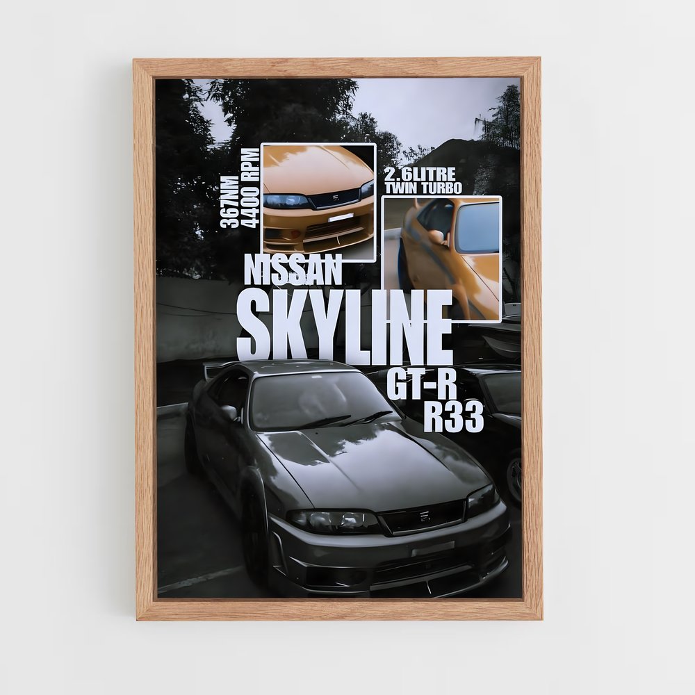 Poster GT-R Legend – affiche Nissan (vue 4)